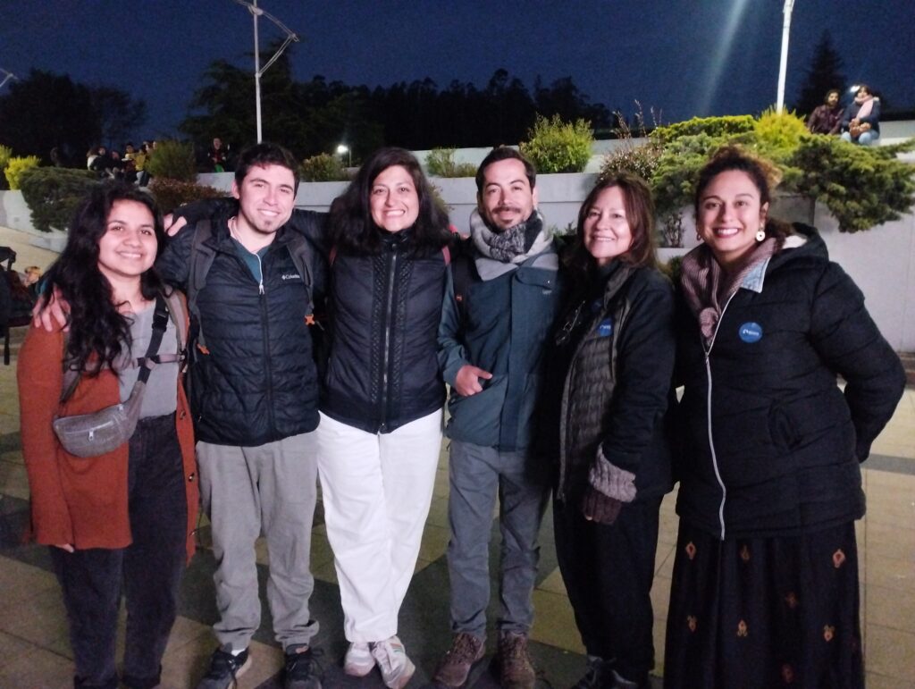 Members of Defensa Ambiental, Earth Law Center and International Rivers during Somos Cuenca Festival (Photo credit: Isadora Armani / International Rivers)
