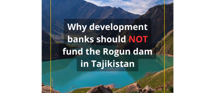 Campaigners call on development banks to reject controversial Rogun mega dam in Tajikistan