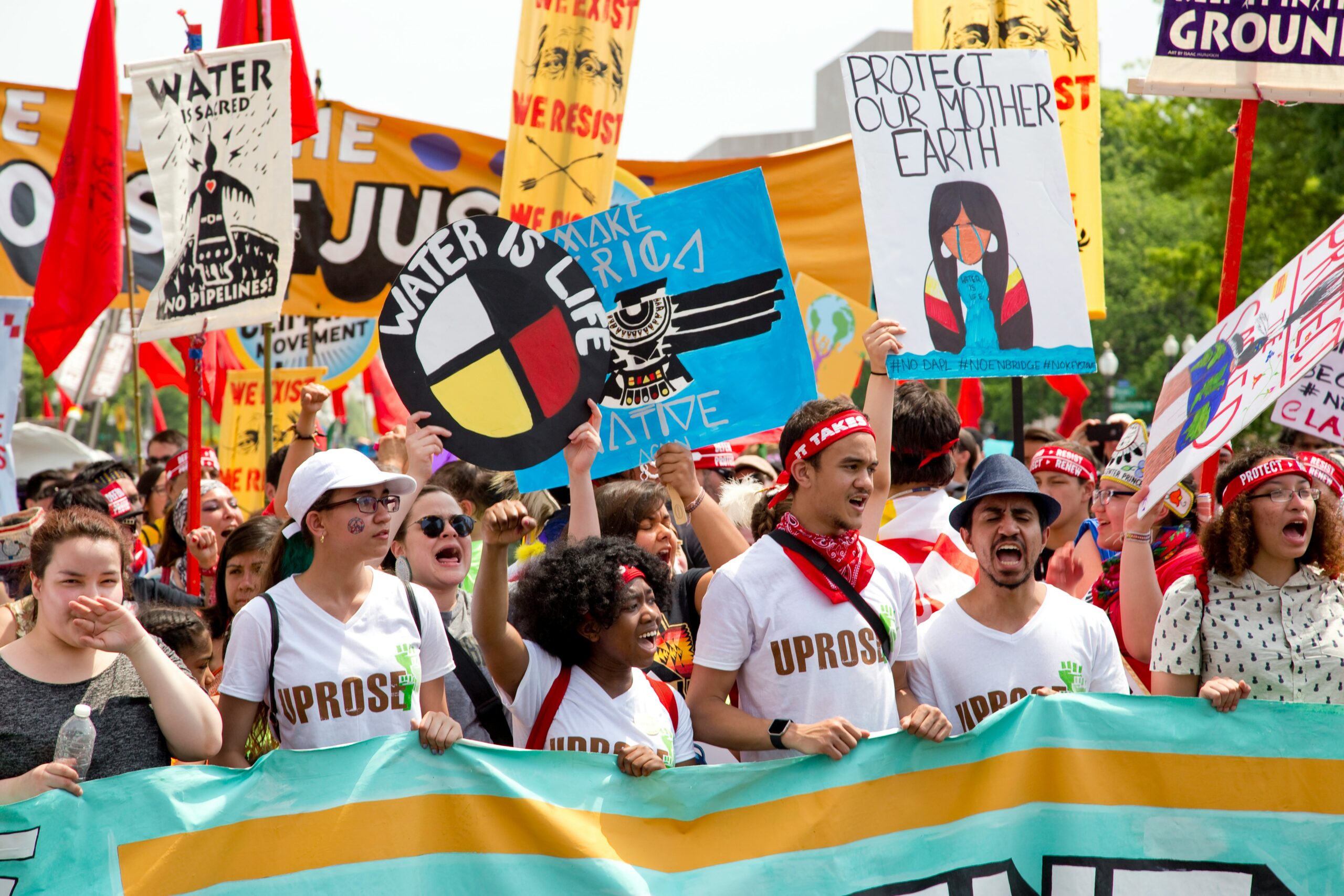 Photo of a group of protestors
